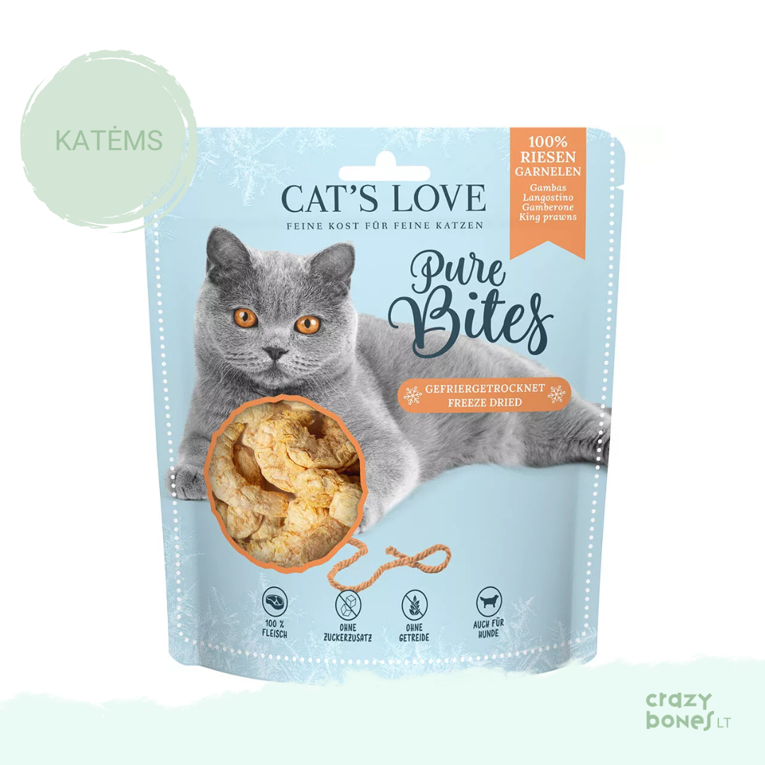 Šaltyje džiovintos karališkos krevetės