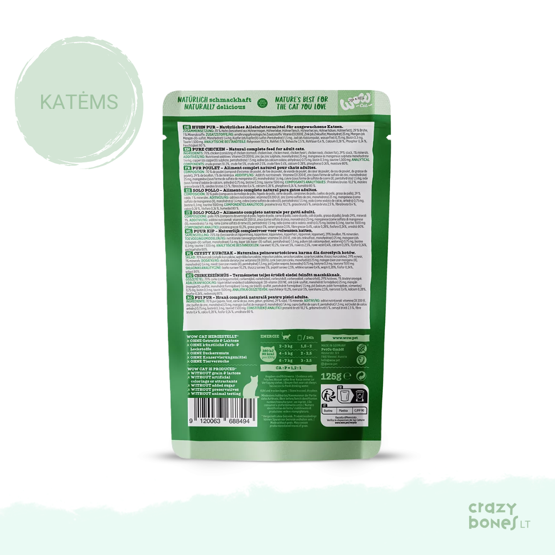 Natūralios vištienos paštetas