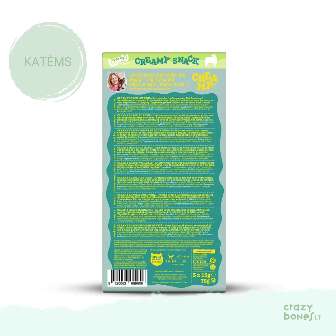 Kreminis skanėstas su jautiena