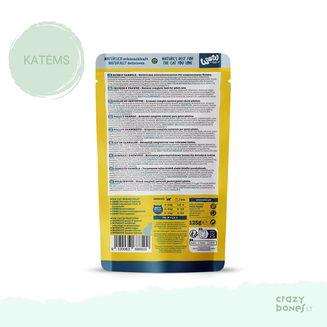 Natūralios vištienos ir krevečių paštetas