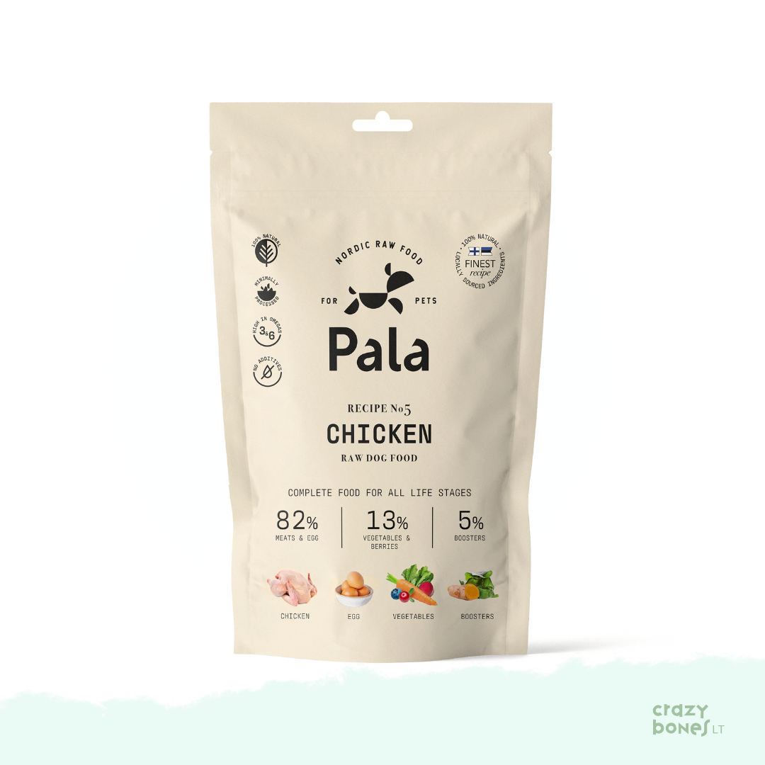 PALA suņu barība. Recepte Nr. 5 - VISTA