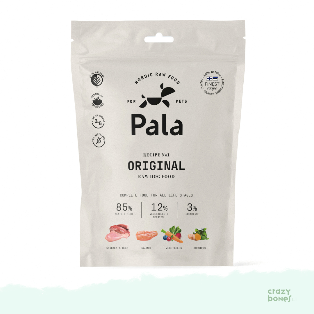 PALA suņu barība. Recepte Nr. 1 - ORIĢINĀLS