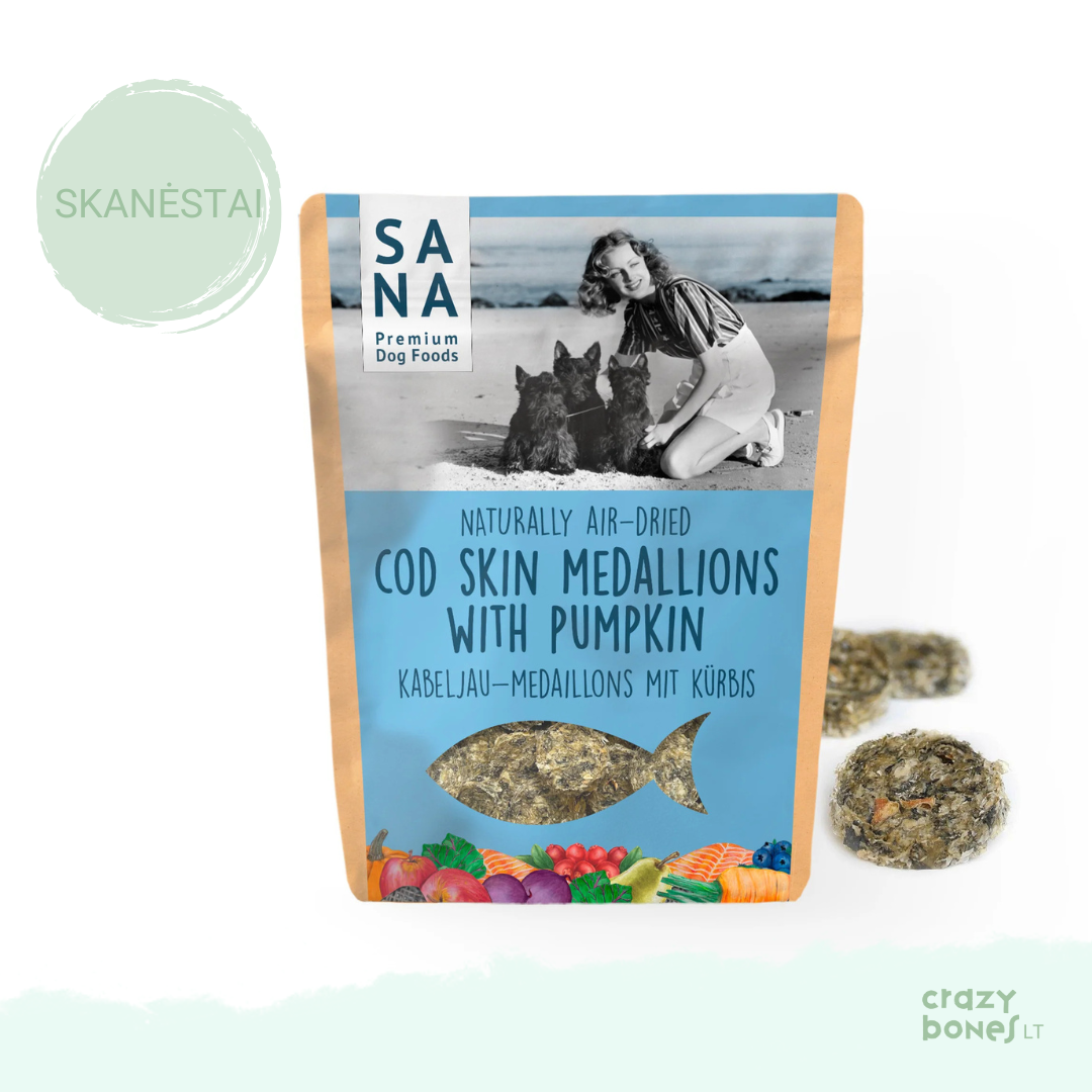 SANADOG mencas ādas kodumi ar ķirbi