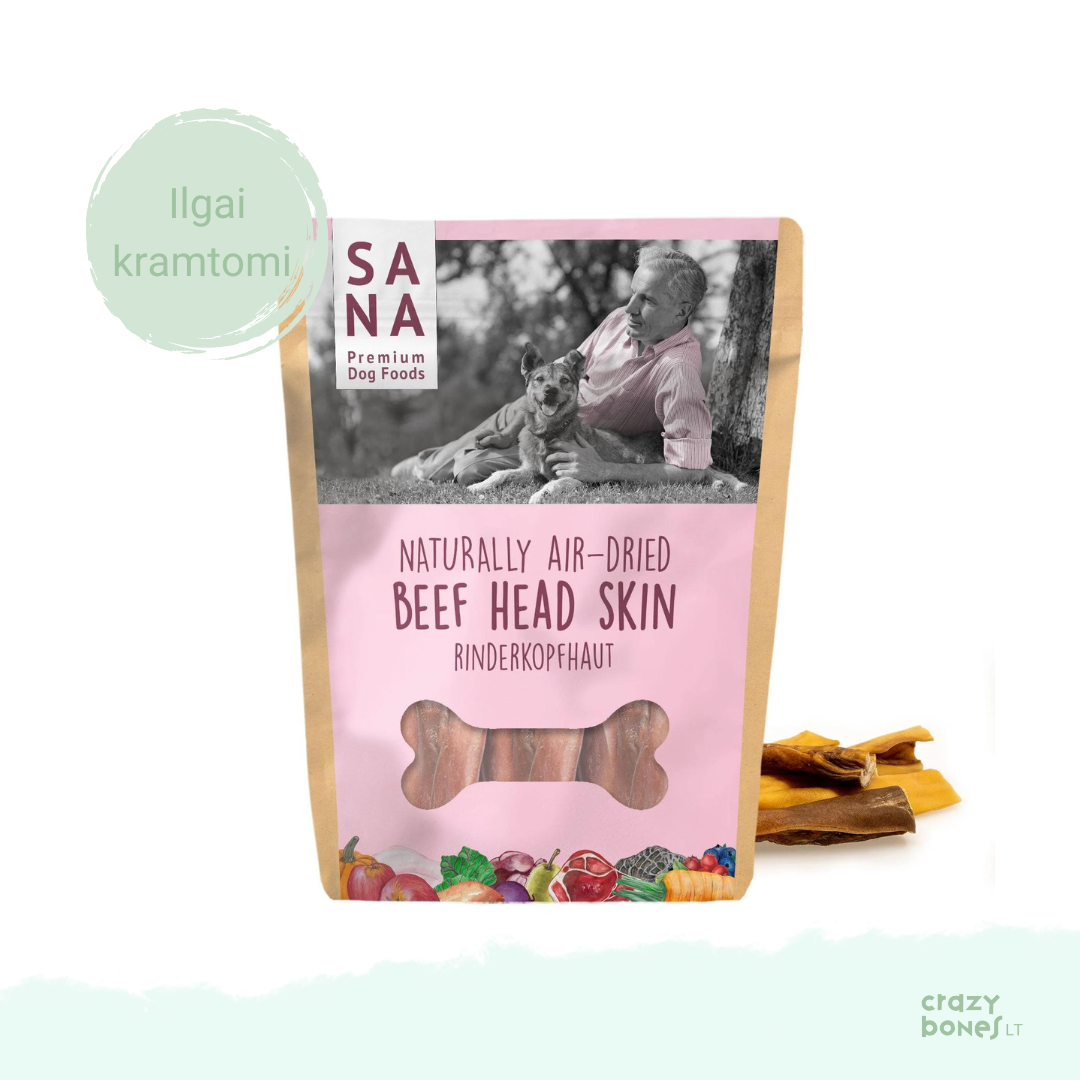 SANADOG žāvēta vērša galvas āda