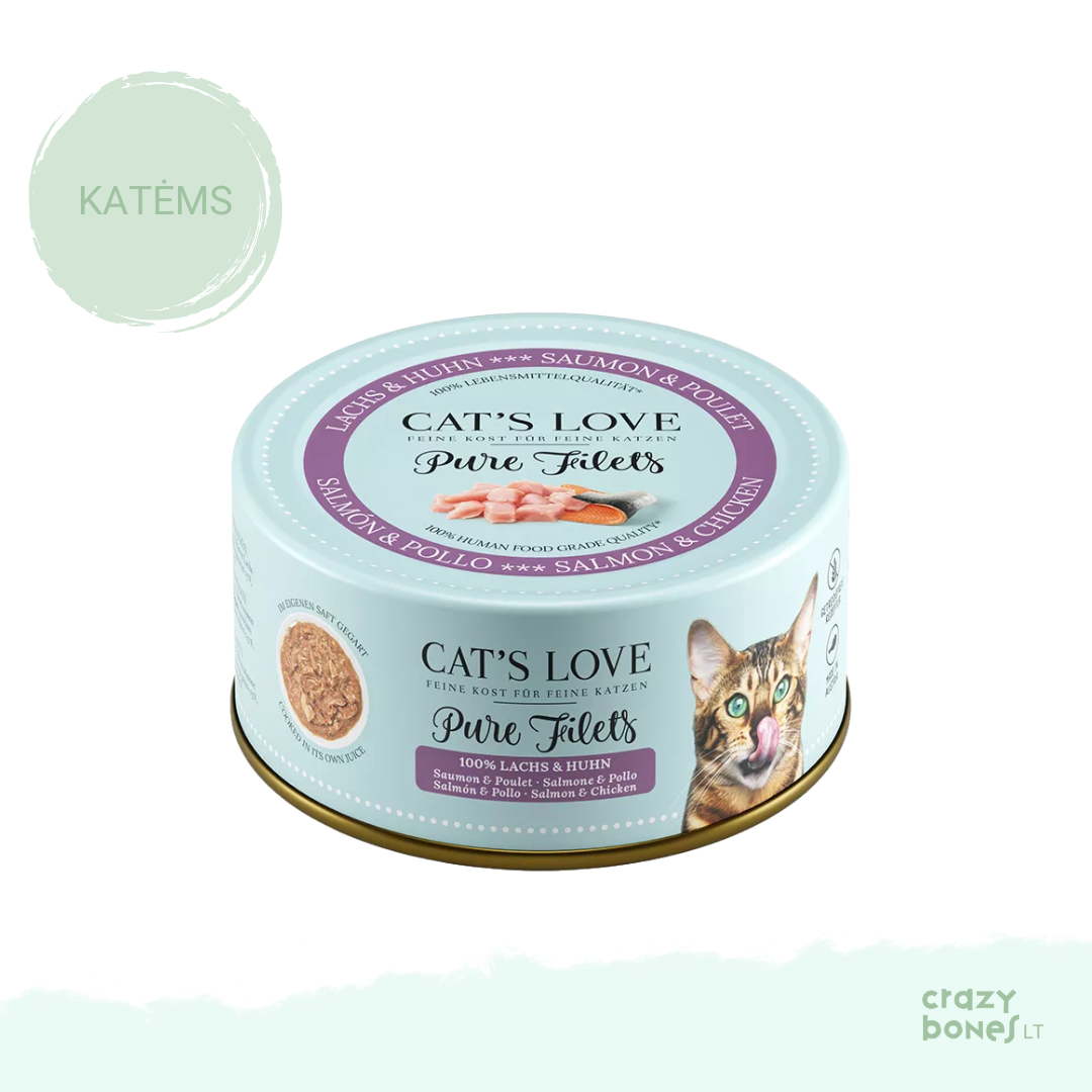 Natūrali lašišos ir vištienos file