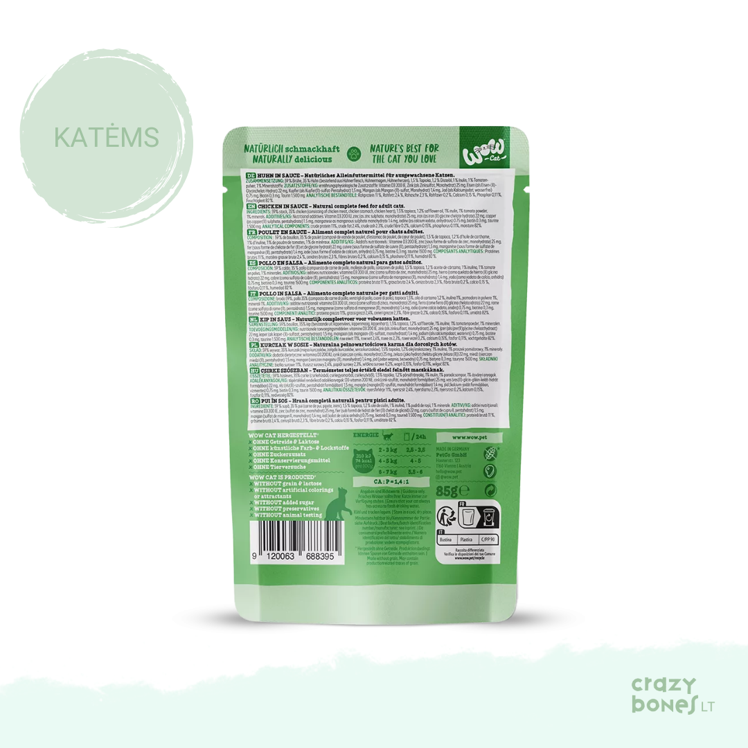 Vištienos gabalėliai sultinyje