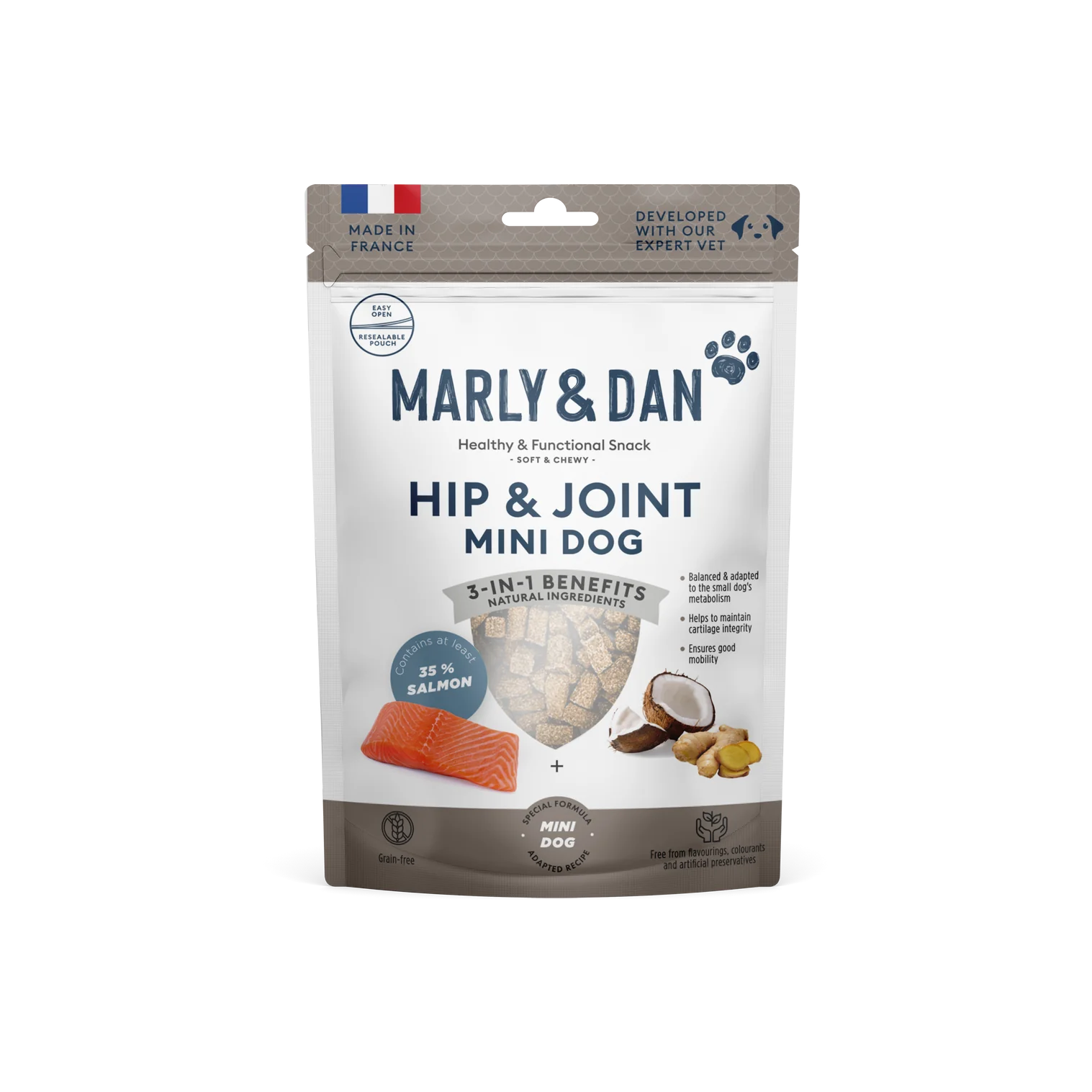 Marly & Dan minkšti skanėstai šunims HIP & JOINT mini