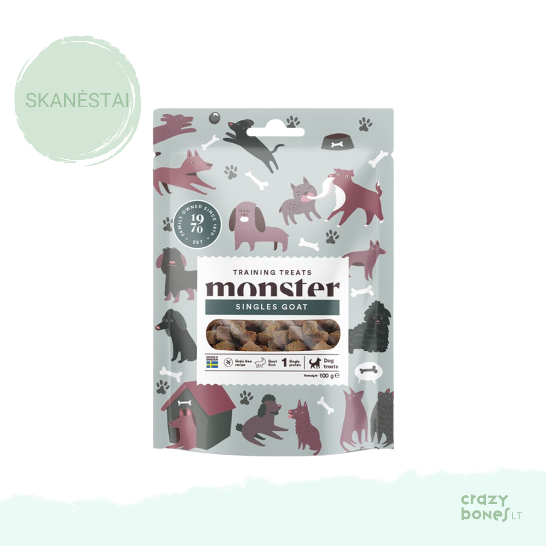 Treniruočių skanėstai su ožkiena