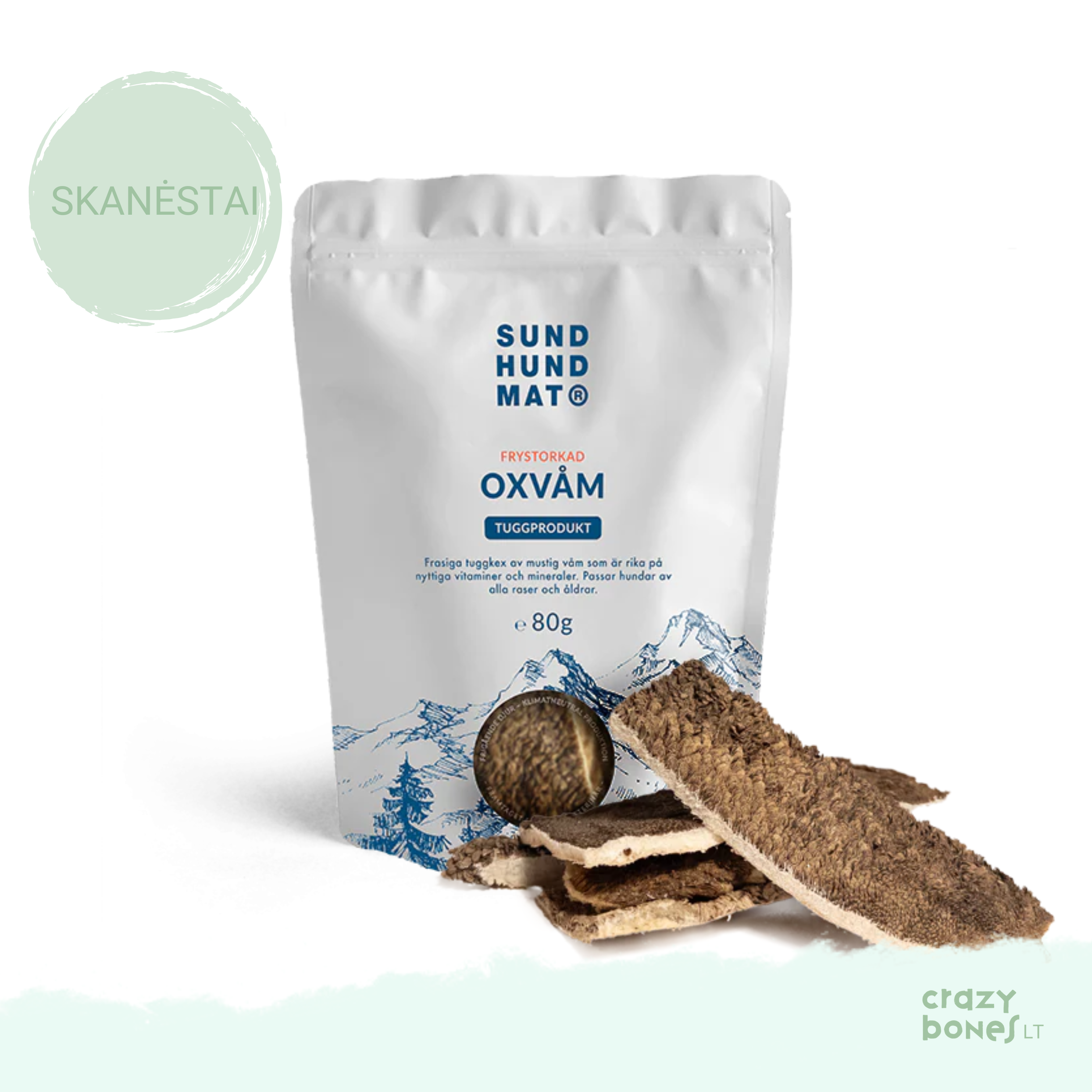 Šaltyje džiovintas jautienos prieskrandis