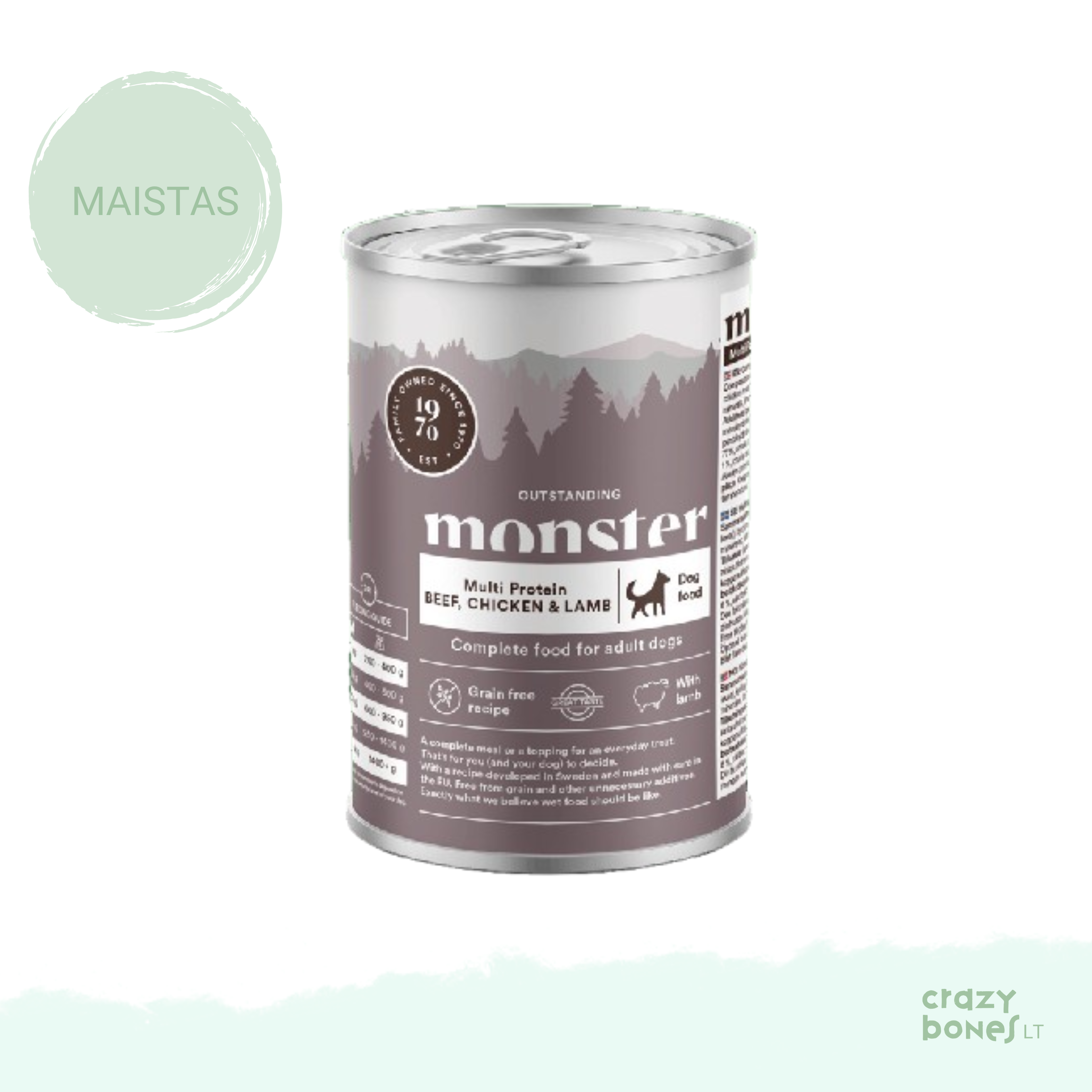 MULTI PROTEIN maistas su jautiena, vištiena ir ėriena