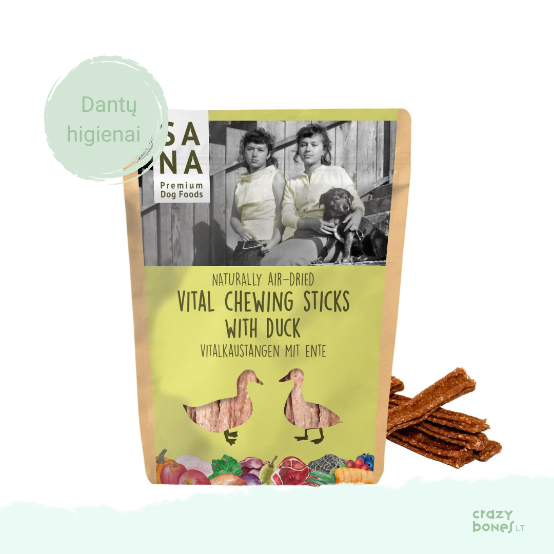 SANADOG Vital Chewing Sticks with Beef and Salmon oil