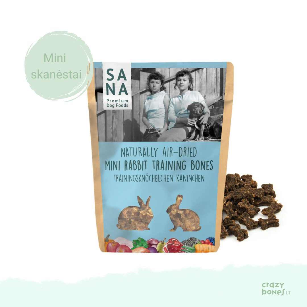 SANADOG mini rabbit treats for training