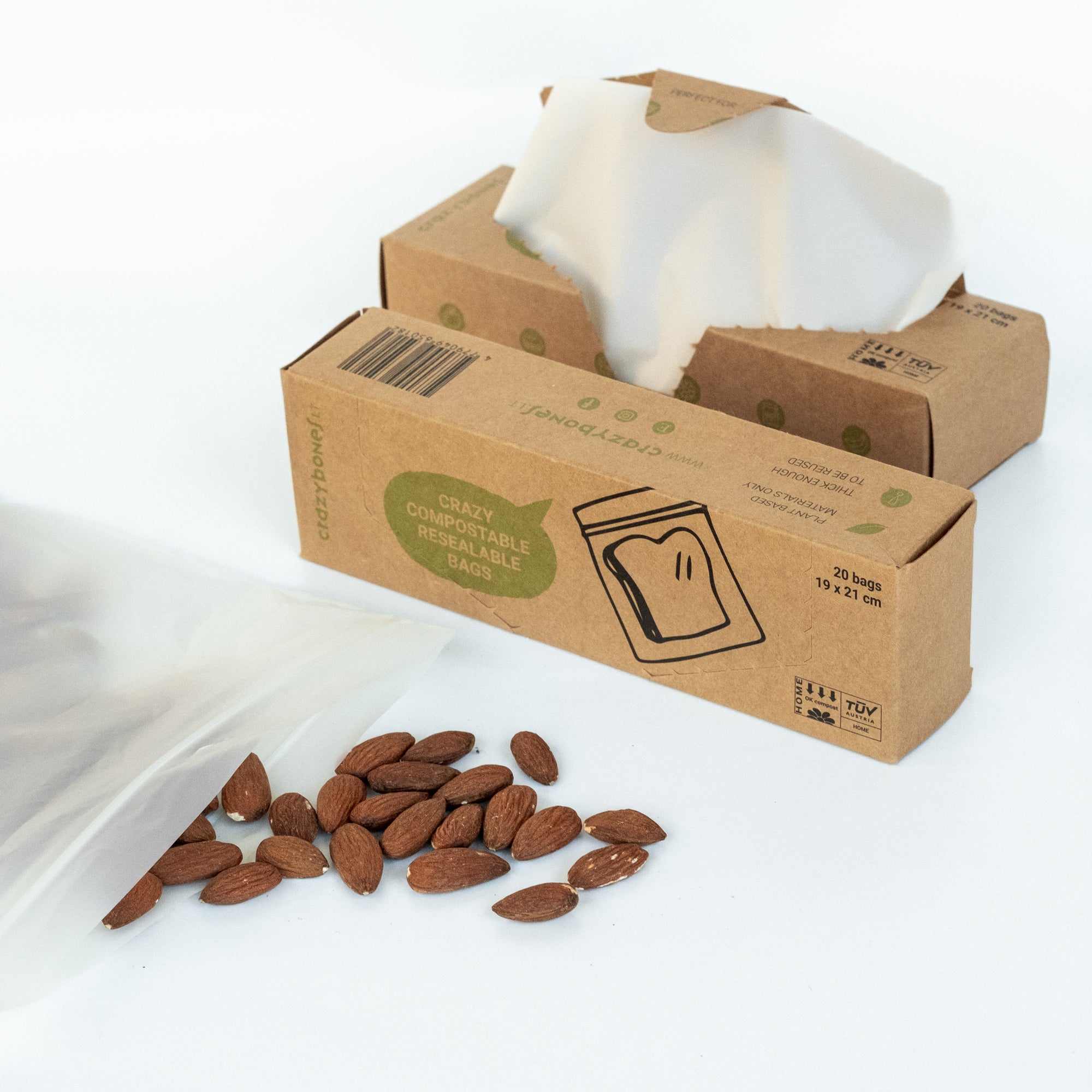 Compostable resealable bags